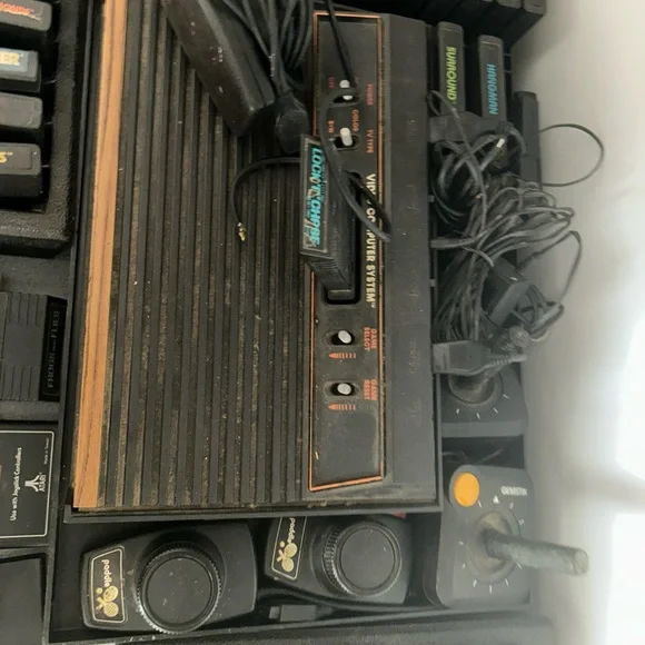 Vintage Atari Game Cartridge Collection
